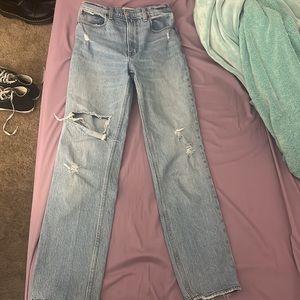 90s Straight Ultra High Rise Jeans
